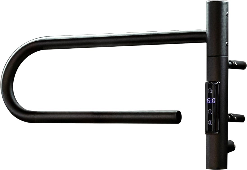 Полотенцесушитель электрический Vincea VTD-1P1BE 40х25 черный