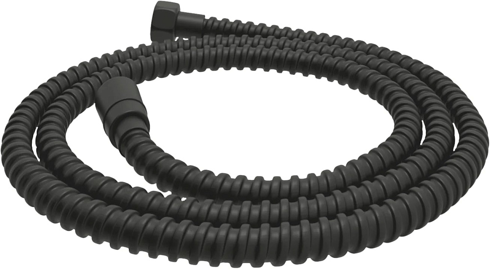 Душевой шланг Wasserkraft Elbe 7400 A236, 120 см, черный матовый