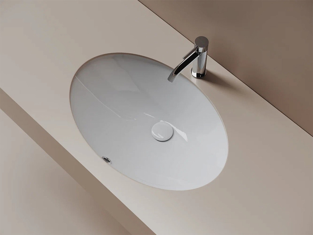 Встраиваемая раковина Ceramicanova Era CN6081 белая