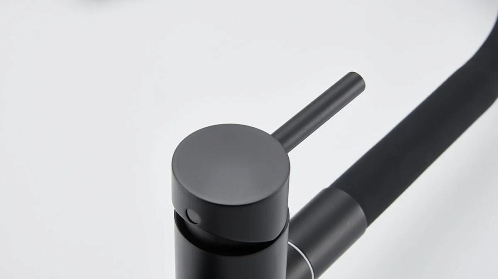 Смеситель для кухни Emar Steel ЕС - 3015 black