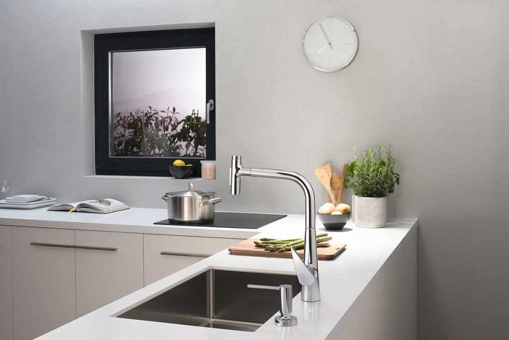 Смеситель для кухни Hansgrohe Talis Select M51 72823000 хром