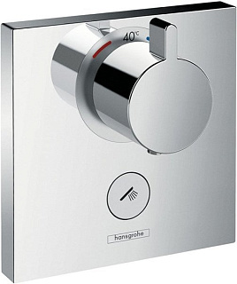 Термостатический смеситель встраиваемый Hansgrohe ShowerSelect Highfow 15761000, для душа, хром