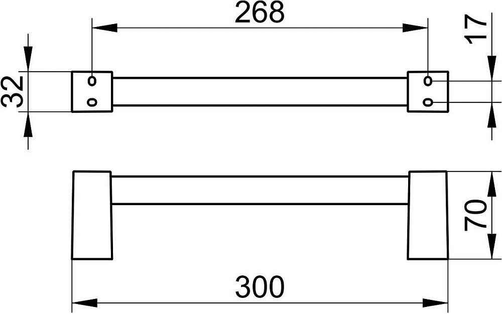 Поручень Keuco Smart.2 14707