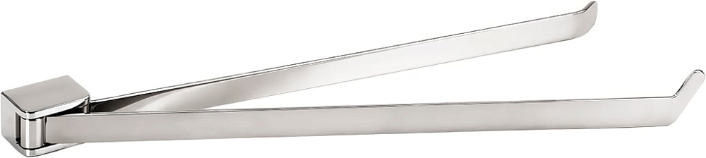 Полотенцедержатель Bemeta Organic 157004101 двойной, поворотный, глянцевый хром