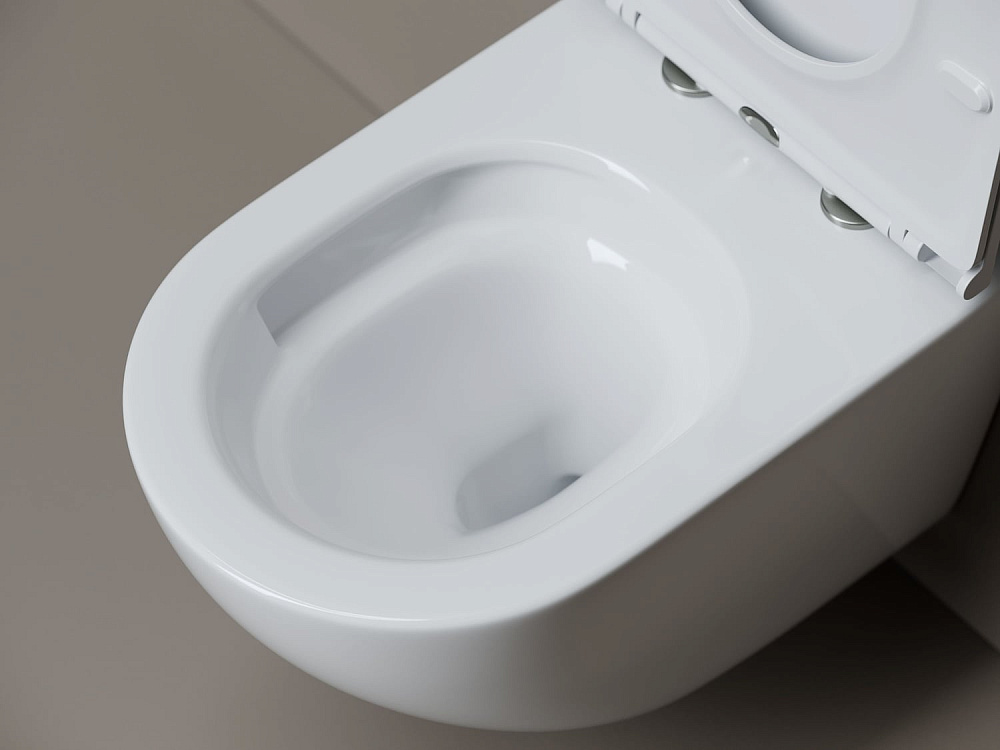Унитаз подвесной Ceramicanova Whirl CN11007T белый 