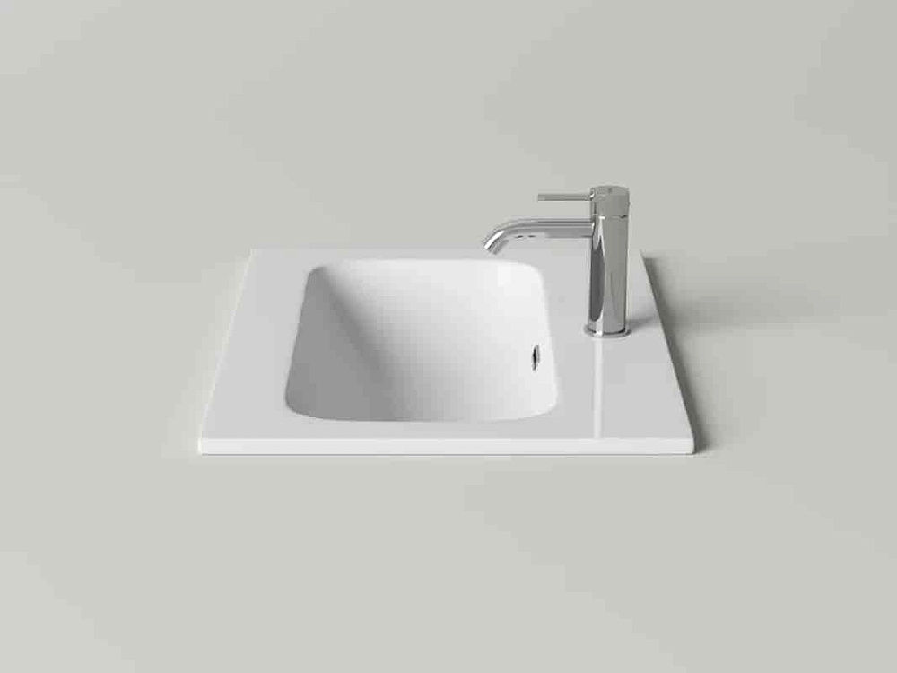 Мебельная раковина Ceramicanova Lucia CN6095, белая