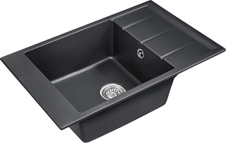 Мойка кухонная Emar Quartz EMQ-1780.Q, морион