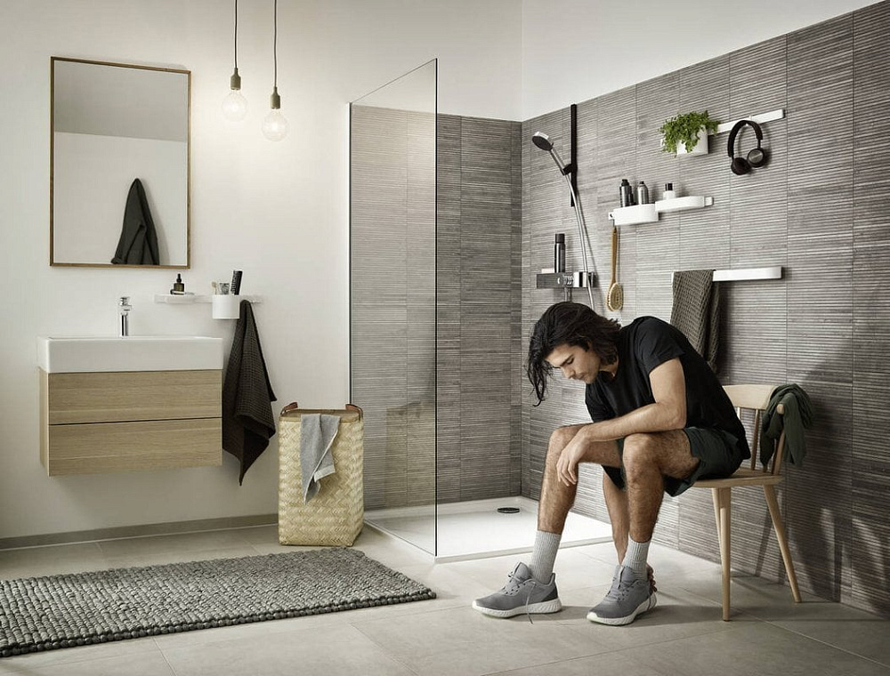 Термостатический смеситель Hansgrohe ShowerTablet Select ShowerTablet Select 24360000 для душа, хром