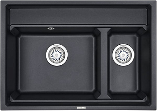 Мойка кухонная Granula Kitchen Space 7302, шварц