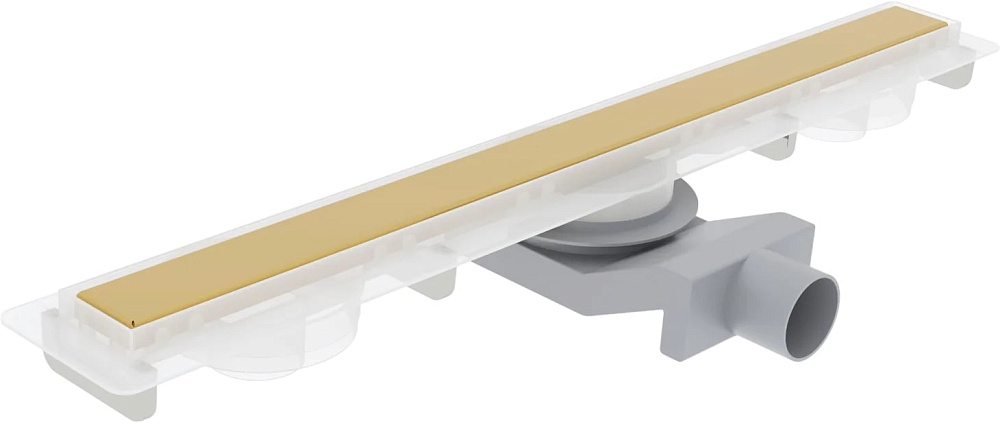 Душевой трап (лоток) Plumberia Selection PSM Modular 60 см, золото 24К