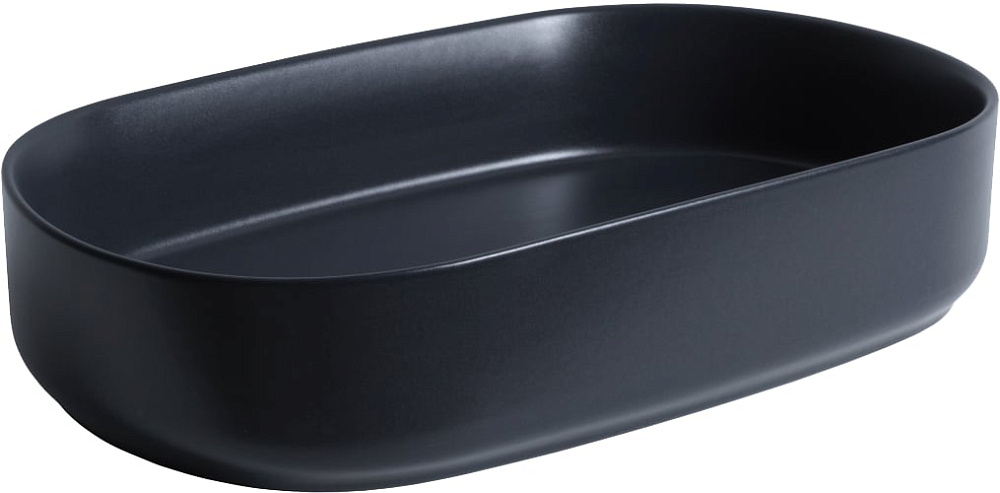 Накладная раковина Allen Brau Fantasy Oval 55x36, черная матовая