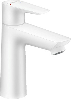 Смеситель для раковины Hansgrohe Talis 110 71710700 с донным клапаном, матовый белый