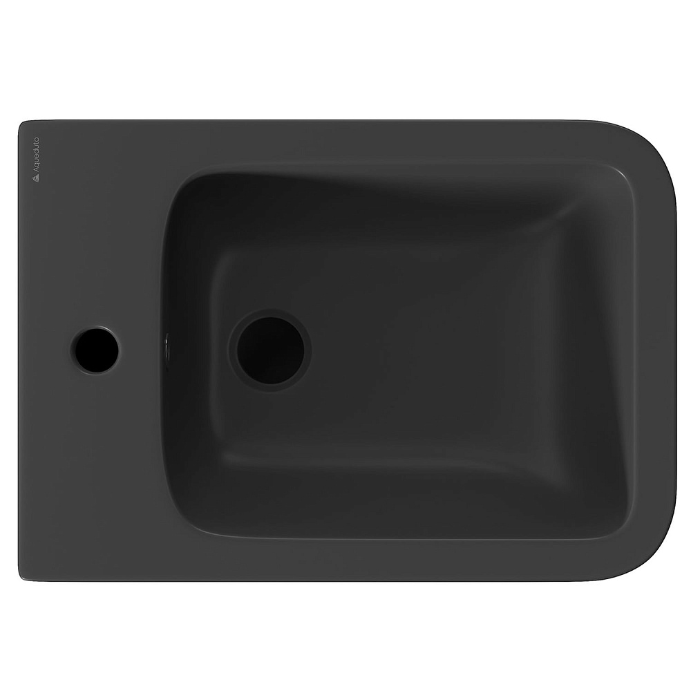 Биде подвесное Aqueduto MACIO MAC0340, черный матовый