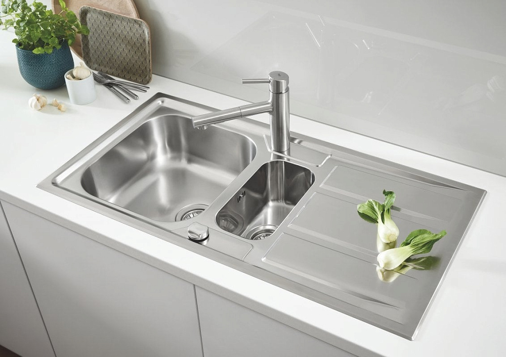 Мойка кухонная Grohe K400 + 31569SD0