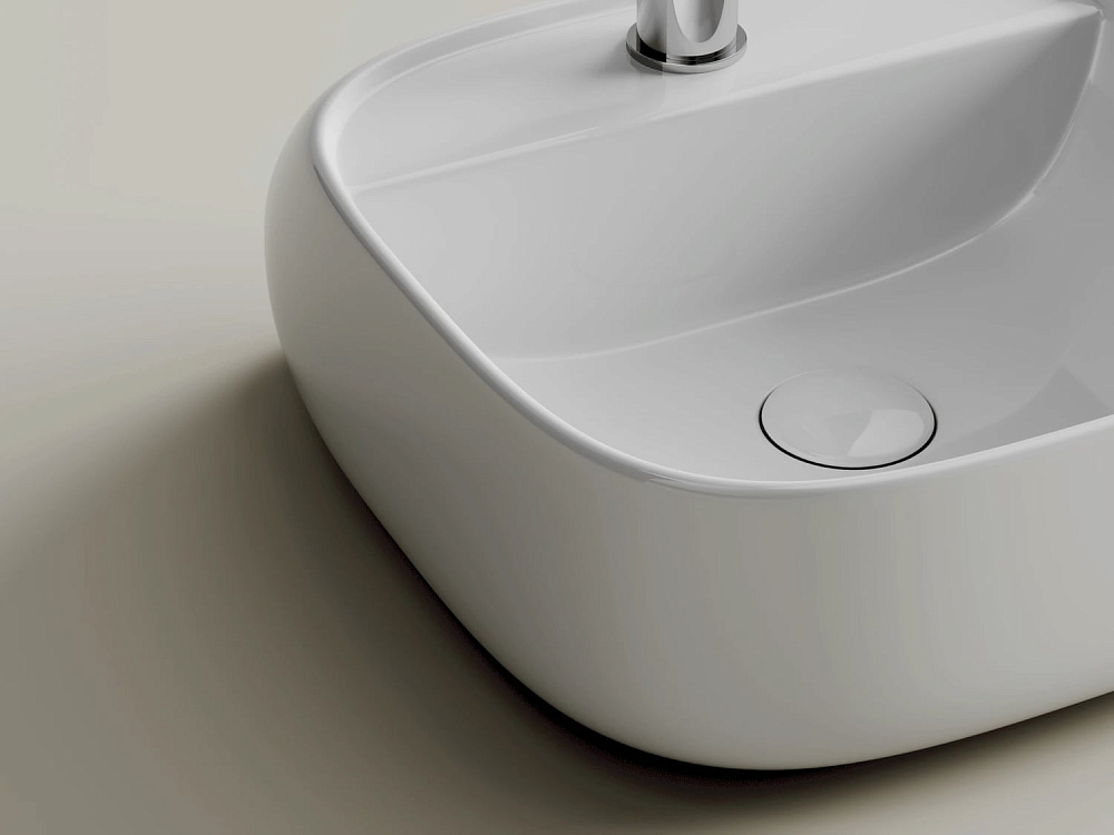 Подвесная раковина для ванной комнаты Ceramicanova Fonte CN5052, белый