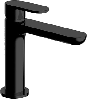 Смеситель для раковины Gattoni H2OMIX 7000 7004070NO nero opaco, с донным клапаном