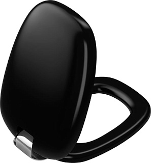 Крышка-сиденье VitrA Plural 126-483-009 с микролифтом, матовая черная