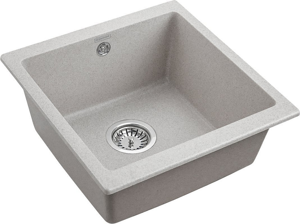 Мойка кухонная Paulmark Brilon PM104546-GR серый