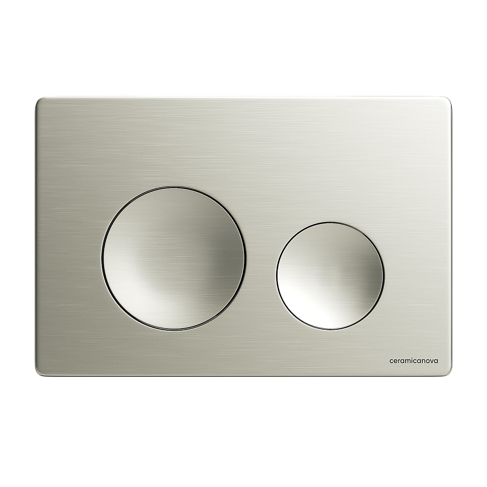 Кнопка смыва Ceramicanova Balance Circle CN12-001BN брашированный никель
