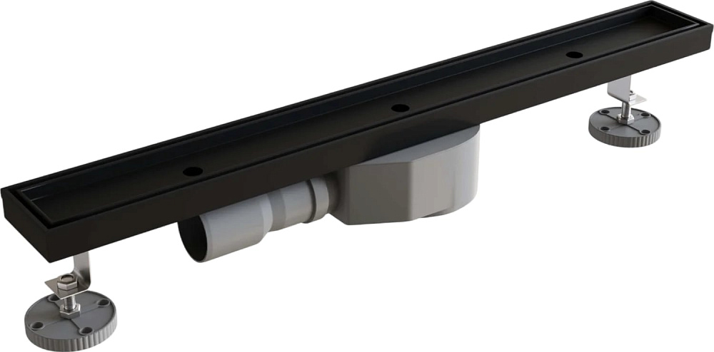 Душевой трап (лоток) RGW SDR-08B черный, 60 см