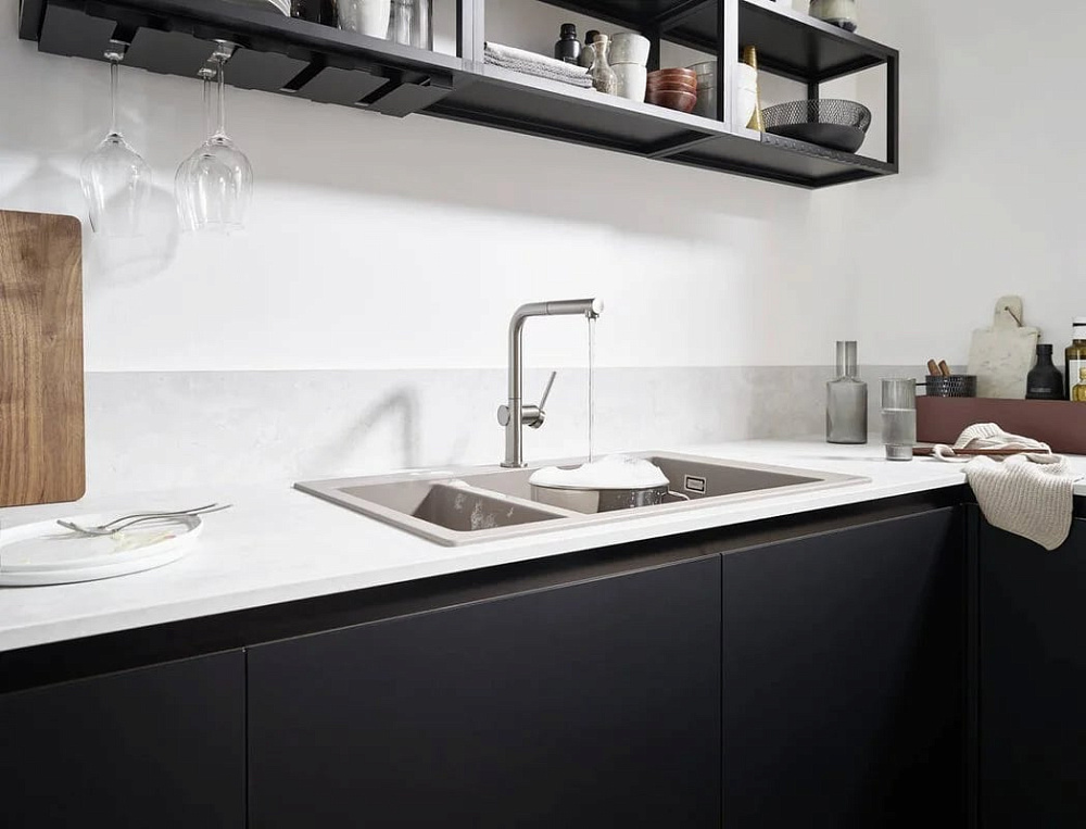 Смеситель для кухни Hansgrohe Talis M54 72808800 сталь