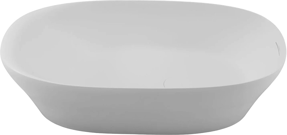 Ванна из искусственного камня Allen Brau Krion Neo XL 180x80 см, отдельностоящая, матовая белая, ова