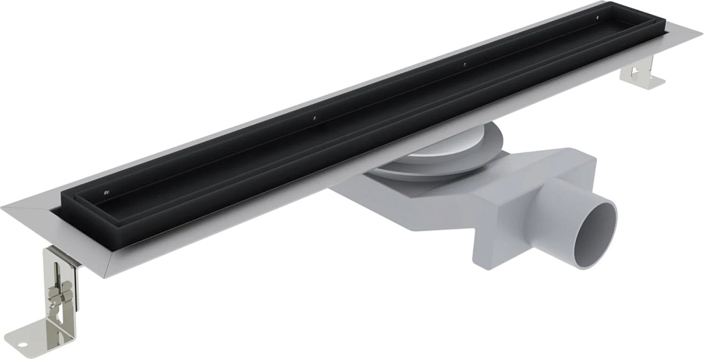 Душевой трап (лоток) Plumberia Selection PST In-Tile 60 см, черный матовый