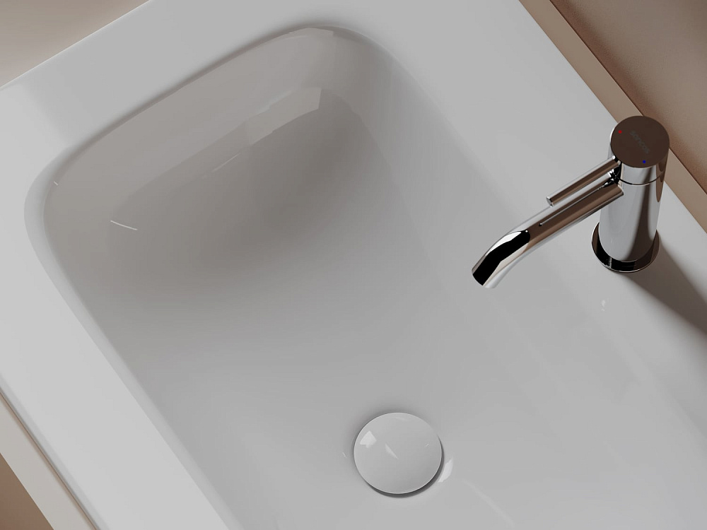 Мебельная раковина Ceramicanova Grace CN7031, белая