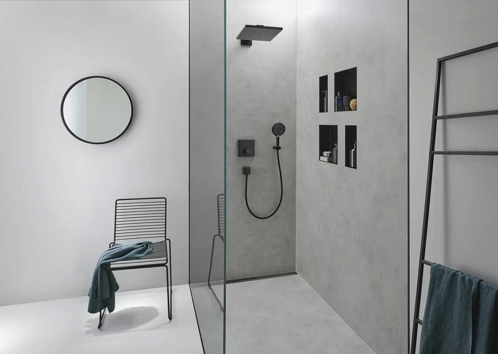 Душевая лейка Hansgrohe Raindance Select S 26530670 матовая черная