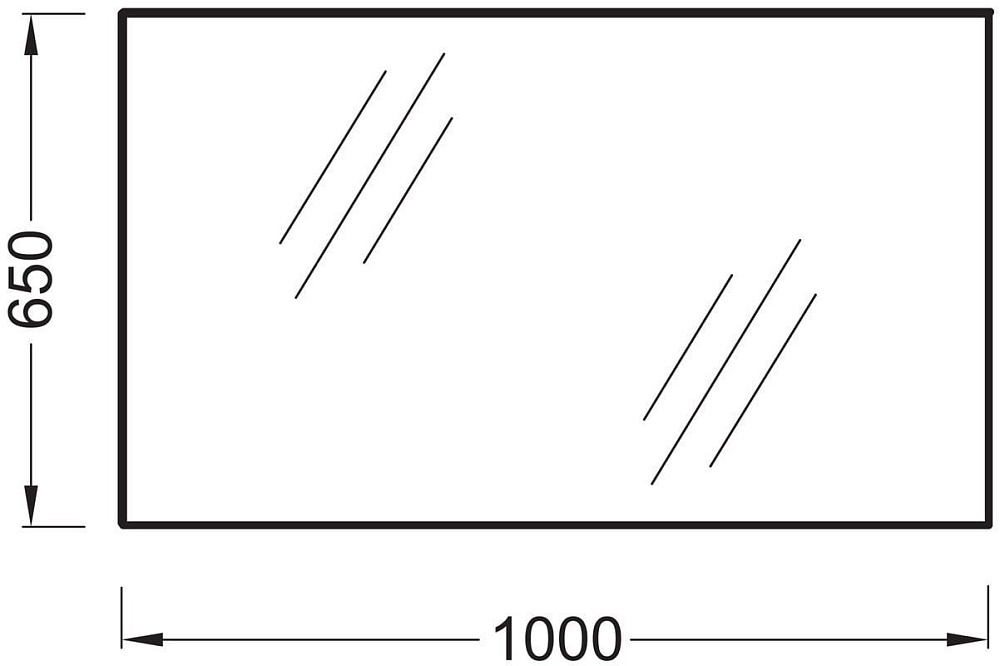 Зеркало Jacob Delafon Ola EB1099-RU 100 100