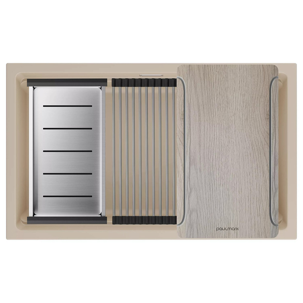 Мойка кухонная Paulmark Lumi-Multi Sink 74 Uni LU-MULTI 74-LA латте