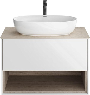 Тумба под раковину без столешницы KERAMA MARAZZI Plaza Modern 80 белая