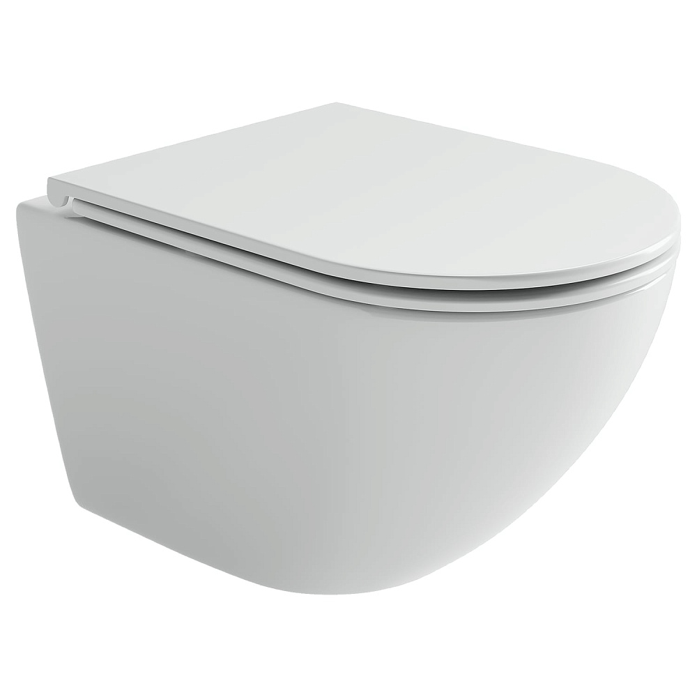 Унитаз подвесной Ceramicanova Whirl CN11007T белый 