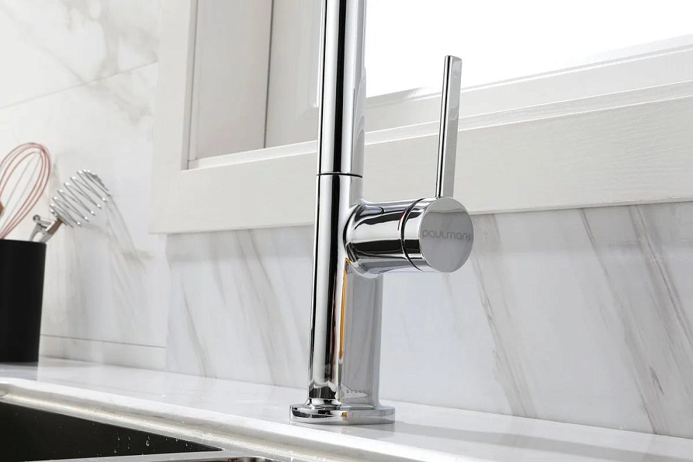 Смеситель для кухни Paulmark Neo Ne214419-CR, хром