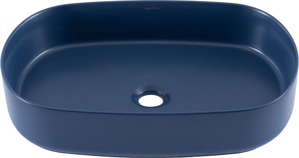 Накладная раковина Allen Brau Fantasy Oval 55x36, индиго