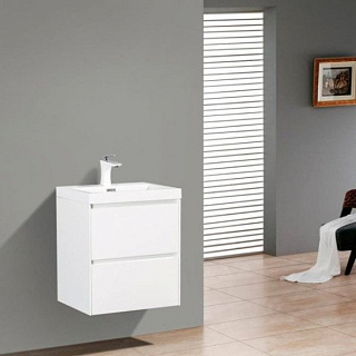 Тумба под раковину без столешницы BelBagno Pietra Mini 50 bianco lucido