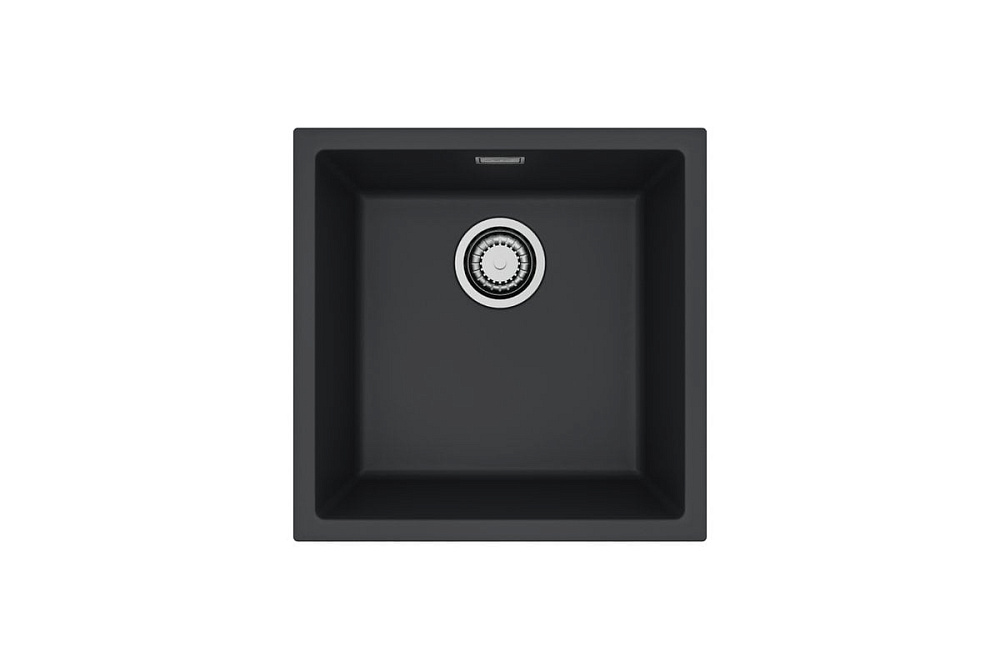 Мойка ALVEUS GRANITAL OMNI 20 DEEP BLACK-G90  450x450x198 с сифоном