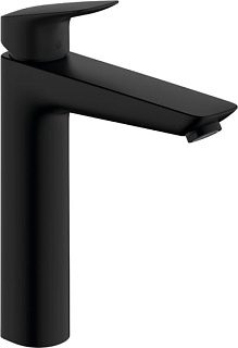Смеситель для раковины Hansgrohe Logis 71090670 матовый черный