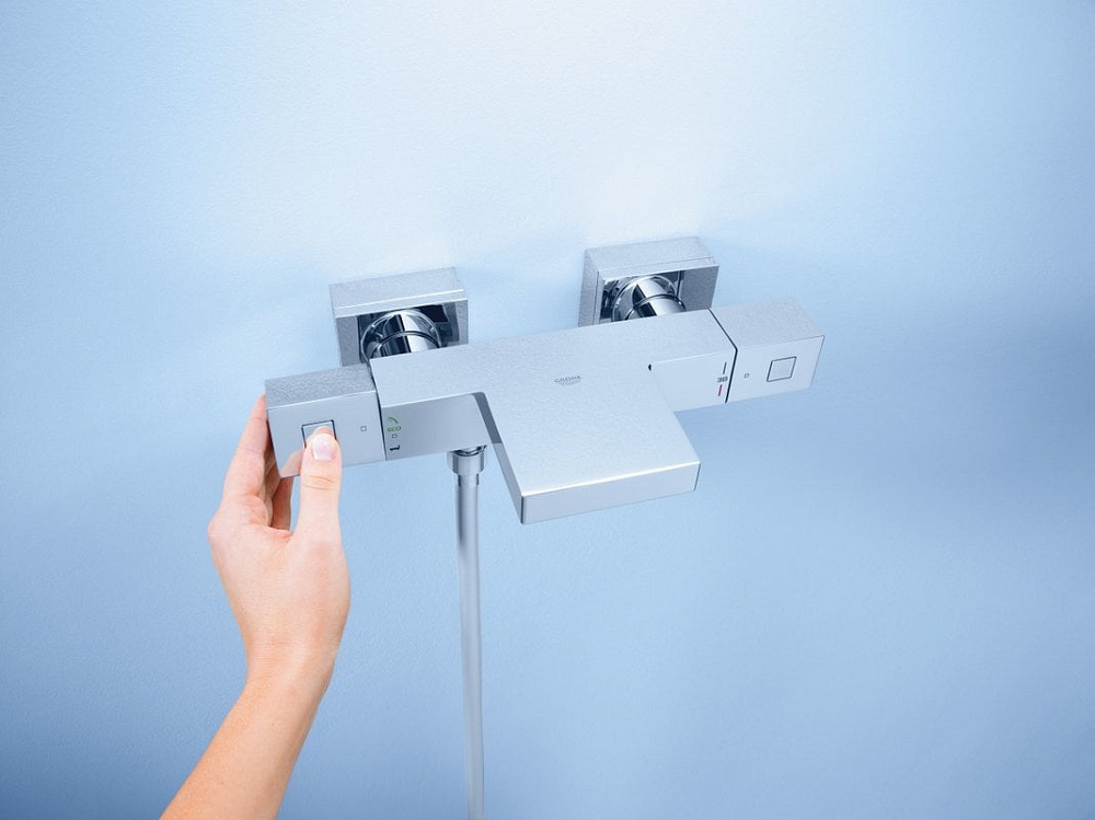 Термостатический смеситель Grohe Grohtherm Cube 34497000, для ванны с душем