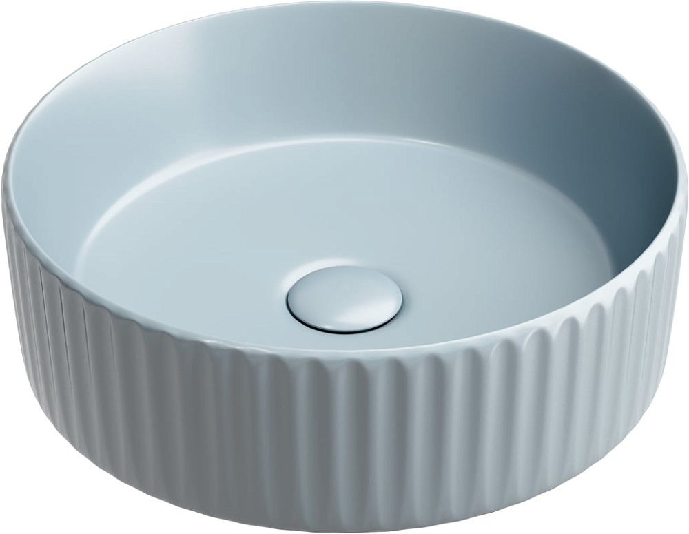 Накладная раковина Ceramicanova Element CN6057MHL серо-голубая матовая