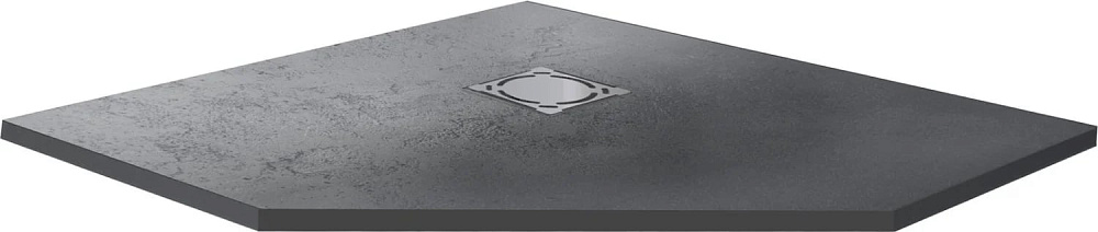 Поддон для душа RGW Stone Tray ST/T-0100G 100х100х2,5 графит