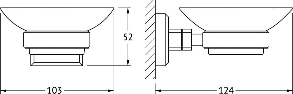 Мыльница Artwelle Hagel 9922A