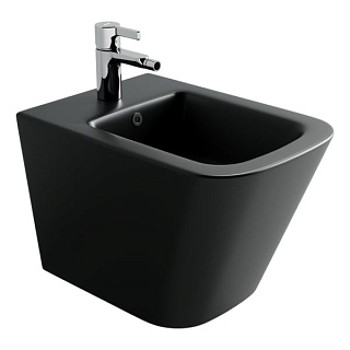 Биде подвесное Ceramicanova Union CN4010MB черный матовый