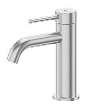 Смеситель для раковины Abber Wasser Kreis 316 AF8110BST брашированная сталь