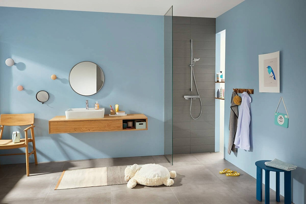 Термостатический смеситель Hansgrohe Ecostat E 15773000 для душа