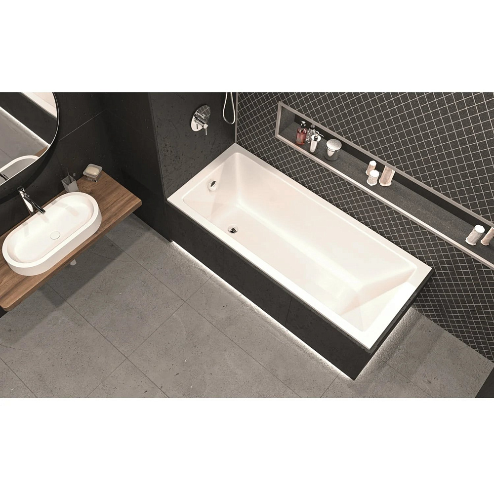 Акриловая ванна WHITECROSS Wave Slim 150x70 см, 0111.150070.100