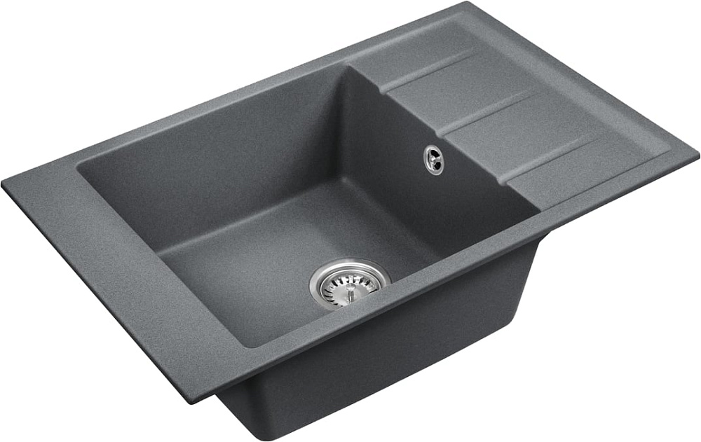 Мойка кухонная Emar Quartz EMQ-1780.Q, антрацит
