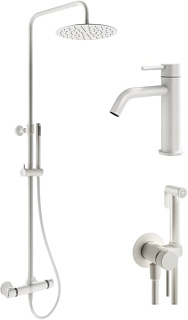 Комплект для ванной Plumberia Selection Ixo KITZXO6302BO53 белый матовый