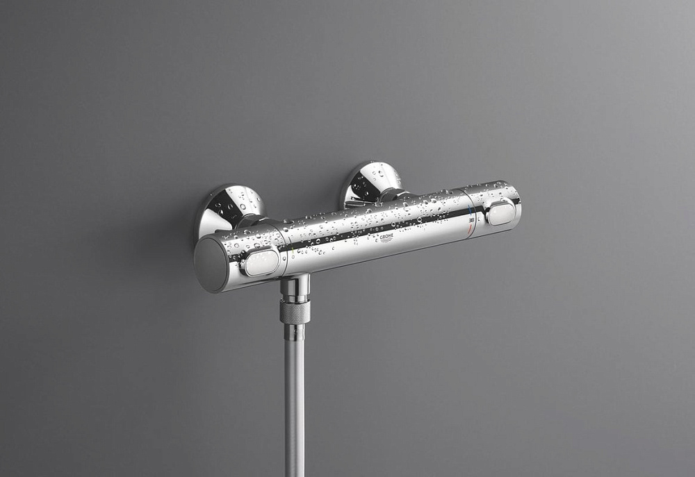 Термостатический смеситель Grohe Precision Flow 34841000 с душевым гарнитуром