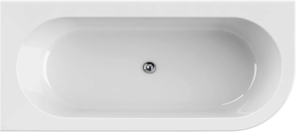 Акриловая ванна Cezares Slim 180x80 см, левая, SLIM CORNER-180-80-60-L-W37-SET